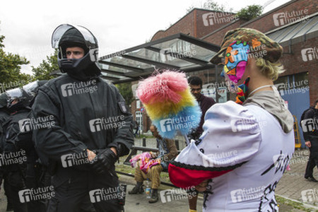 Hausbesetzer-Demo auf St. Pauli, Hamburg
