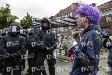 Hausbesetzer-Demo auf St. Pauli, Hamburg