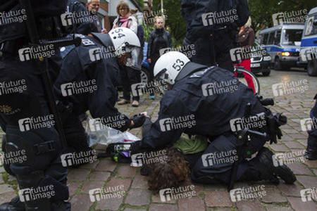 Hausbesetzer-Demo auf St. Pauli, Hamburg