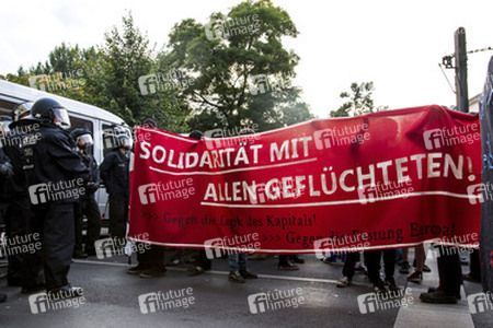 Demonstration gegen Rassismus und Abschiebungen, Berlin
