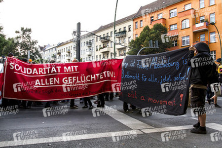 Demonstration gegen Rassismus und Abschiebungen, Berlin