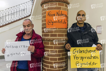 Go-In in der Senatsverwaltung, Berlin