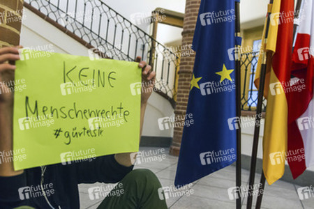 Go-In in der Senatsverwaltung, Berlin