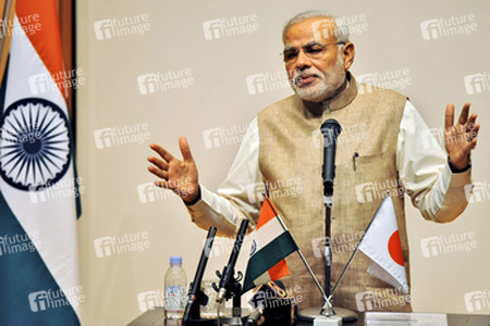Der indische Premierminister Narendra Modi besucht Japan