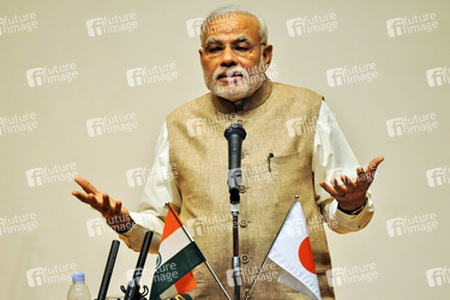 Der indische Premierminister Narendra Modi besucht Japan