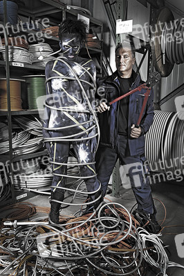 Elektriker / Electrician Bodypainting