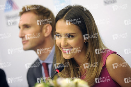 Jessica Alba bescucht das Mount Sinai Hospital, New York