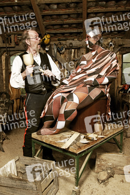 Holzbildhauer / Wood Sculptor Bodypainting
