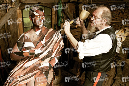 Holzbildhauer / Wood Sculptor Bodypainting