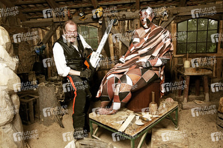 Holzbildhauer / Wood Sculptor Bodypainting