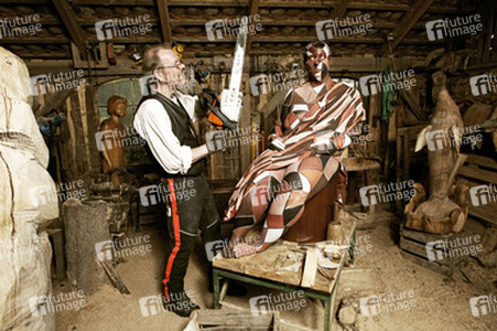 Holzbildhauer / Wood Sculptor Bodypainting