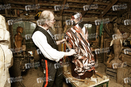Holzbildhauer / Wood Sculptor Bodypainting
