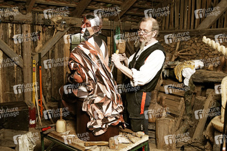 Holzbildhauer / Wood Sculptor Bodypainting