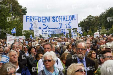 'Deutschland steht auf: Nie wieder Judenhass!' Demonstration, Berlin