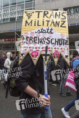 Gegendemonstration zum 'Marsch für das Leben', Berlin