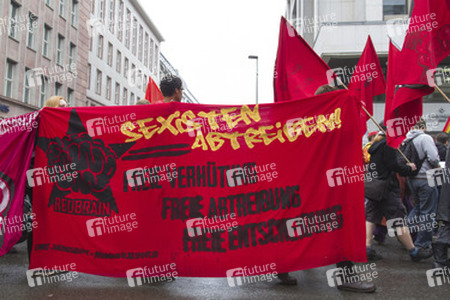 Gegendemonstration zum 'Marsch für das Leben', Berlin