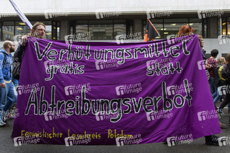 Gegendemonstration zum 'Marsch für das Leben', Berlin