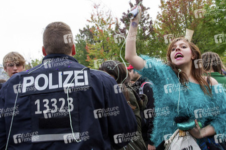 Gegendemonstration zum 'Marsch für das Leben', Berlin