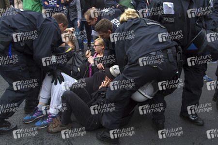 Gegendemonstration zum 'Marsch für das Leben', Berlin