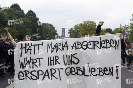 Gegendemonstration zum 'Marsch für das Leben', Berlin