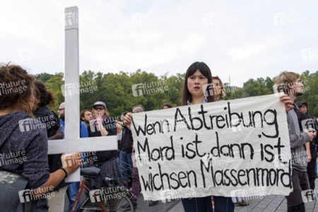 Gegendemonstration zum 'Marsch für das Leben', Berlin