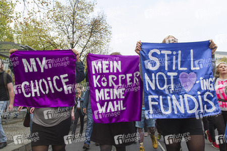 Gegendemonstration zum 'Marsch für das Leben', Berlin