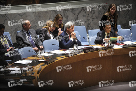 John Kerry leitet die UN Sicherheitsrat-Sitzung zum Thema Irak, New York