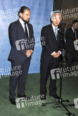 Ernennung von Leonardo DiCaprio zum UN-Botschafter des Friedens, New York