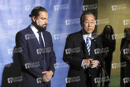 Ernennung von Leonardo DiCaprio zum UN-Botschafter des Friedens, New York