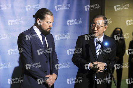 Ernennung von Leonardo DiCaprio zum UN-Botschafter des Friedens, New York