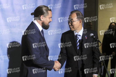 Ernennung von Leonardo DiCaprio zum UN-Botschafter des Friedens, New York
