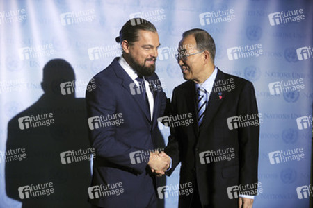 Ernennung von Leonardo DiCaprio zum UN-Botschafter des Friedens, New York