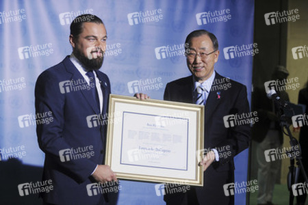Ernennung von Leonardo DiCaprio zum UN-Botschafter des Friedens, New York