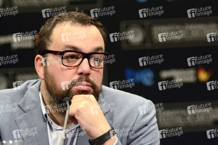 'Autómata' Pressekonferenz, San Sebastian Film Festival 2014