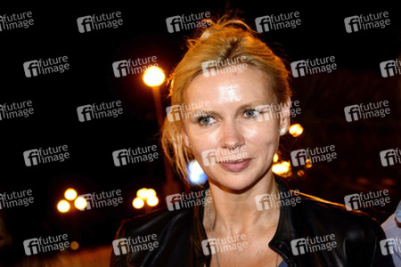 Veronica Ferres bei der Ankunft auf dem San Sebastian Film Festival 2014