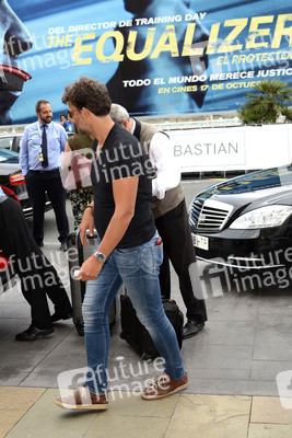 Ankunft von Jonas Kaufmann beim San Sebastian Film Festival 2014
