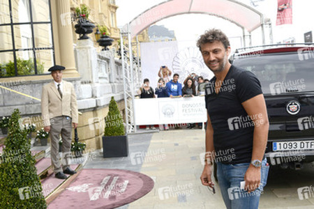 Ankunft von Jonas Kaufmann beim San Sebastian Film Festival 2014