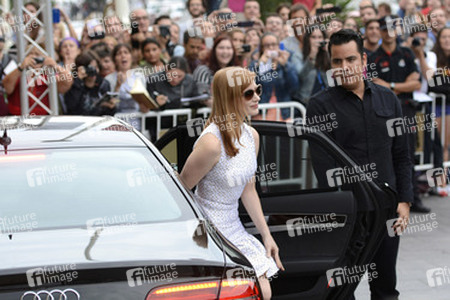 Ankunft von Jessica Chastain beim San Sebastian Film Festival 2014