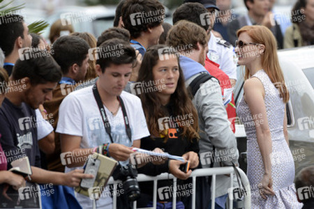 Ankunft von Jessica Chastain beim San Sebastian Film Festival 2014