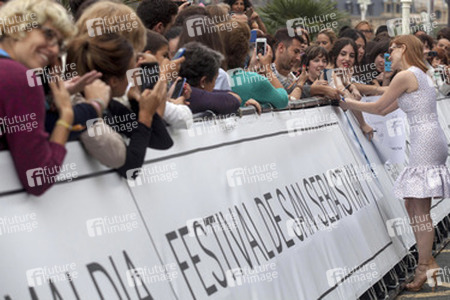 Ankunft von Jessica Chastain beim San Sebastian Film Festival 2014