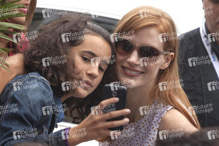 Ankunft von Jessica Chastain beim San Sebastian Film Festival 2014