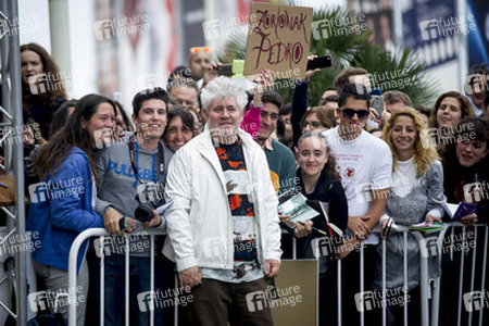 Ankunft von Pedro Almodóvar auf dem San Sebastian Film Festival 2014