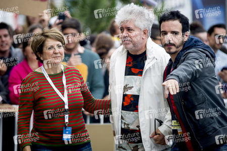 Ankunft von Pedro Almodóvar auf dem San Sebastian Film Festival 2014