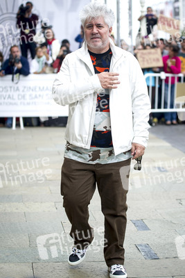 Ankunft von Pedro Almodóvar auf dem San Sebastian Film Festival 2014