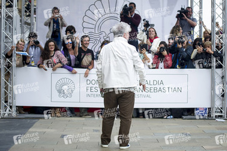 Ankunft von Pedro Almodóvar auf dem San Sebastian Film Festival 2014