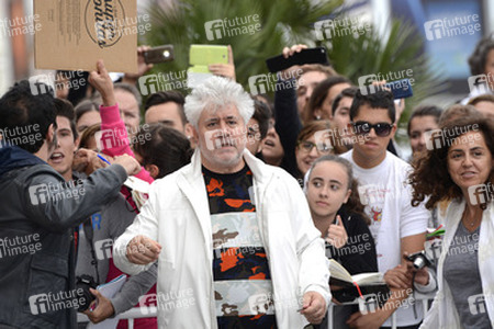 Ankunft von Pedro Almodóvar auf dem San Sebastian Film Festival 2014