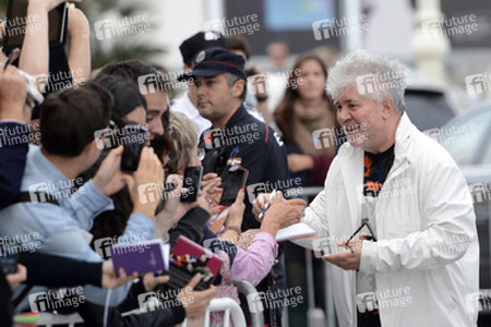 Ankunft von Pedro Almodóvar auf dem San Sebastian Film Festival 2014