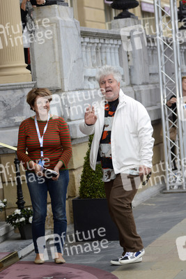 Ankunft von Pedro Almodóvar auf dem San Sebastian Film Festival 2014