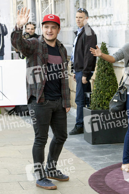 Ankunft von Josh Hutcherson auf dem San Sebastian Film Festival 2014