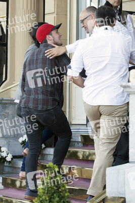 Ankunft von Josh Hutcherson auf dem San Sebastian Film Festival 2014